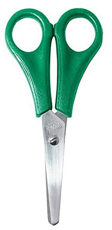 Wedo Bastelschere, rund, 13.5 cm (Grün)
