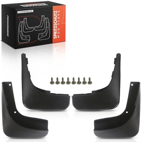 Frankberg 4x Paraspruzzi Parafanghi | Compatibile con: Golf VI 5K1