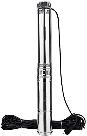 iMeshbean® Submersible Deep Well Pump,2 HP, 220V Submersible Water Pump with 33ft / 10M Long Cord, Heavy Duty (Built-in Control Box)