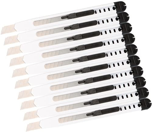 10x CUTTERMESSER 9MM X9090 ABBRECHKLINGE Teppichmesser TASCHENCLIP