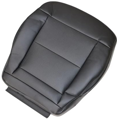 FZJDSD Black Driver Side Bottom Perforated Microfiber Leather Seat Cover Compatible with Mercedes Benz E350 E550 2010 2011 2012 2013 2014