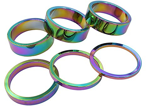 Aluminium Fahrrad Lenker Spacer Fahrradlenker Abstandshalter Vorbau Distanzringe Fahrradgabel Steuersatz Spacer Für 1-1/8 (28,6 mm) Fahrradstangen