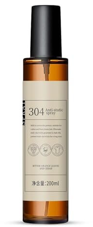 Youding Statisches Spray | 200 ml Antihaft-Haarspray | Antistatisch Hochleistungs-Haarspray | Statischer Entferner für Kleidung & Möbel