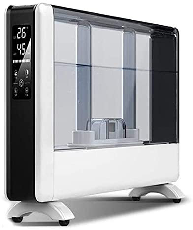 Humidificadores para Dormitorio, Difusor De Humidificador De Aire Habitación Grande Piso De 16 L Oficina De Dormitorio Pantalla LED De Humedad Inteligente Humidificadores De Apagado Automático Sin A
