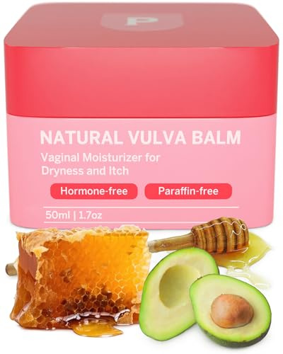 Pixie Vaginal Moisturizer Cream For Dryness & Itch - Vulva Balm for Feminine Care - Hydrates and Soothes - An All-Natural Hormone Free Menopause Relief - Intimate Skin Care Health Cream (1.7oz)