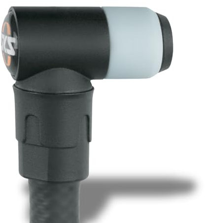 SKS GERMANY CLIK VALVE-Pumpenkopf (Intuitives Klick-System, 50% höherer Volumenstrom, Verschleißfrei, Nachrüstbar auf alle SKS-Standpumpen, für Schwalbe Clik Valve-Ventile), Schwarz