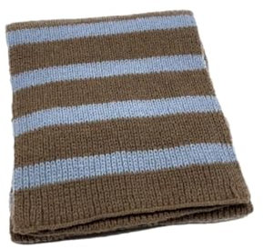 Fnfmrfmr Damen Strickschal, warm, gestreift, lang, warm, dick, R, One size