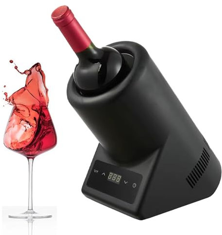 WUCIOA Wine Chiller Electric, Smart Wine Coolers with Adjustable temperature, Quick & Effortlessly Cool Wine, Portable Wine Chiller 41°F-64°F for Wine, Champagne, Sparking