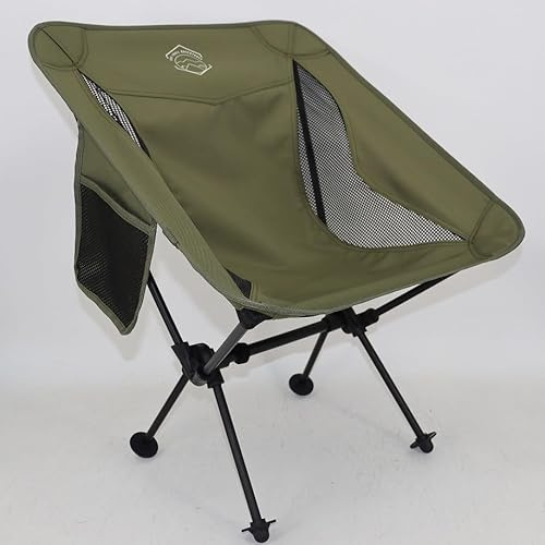 SkyTrail Adventures Sedia campeggio pieghevole (Verde militare)