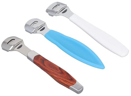 Pédicure de Soins aux Pieds 3pcs Calleux Rasoir Dure Dissolvant Dure Rasoir de Pédicure Professionnelle Rasoir pour le Retrait des Callosités