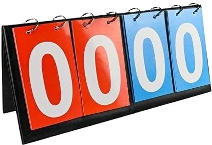 YYLUOYANG Anzeigetafel Anzeigetafel Punktezähler, Volleyball Basketball Tennis Tischtennis Anzeigetafeln Scoreboard(4 Digit)