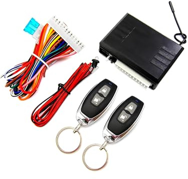 TINGSING Car Door Lock Keyless Entry System, Universal Cars Auto Remote Central Kit with 2 Remote Control, Hardwired Controlling Box, DC 12V Only,M616-8110