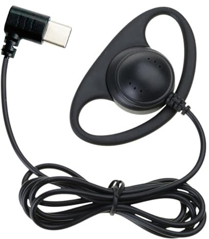 USB C/3.5mm Gancio Orecchio Singolo Lato Auricolari Auricolari Auricolari con Filo Cuffie Singolo Lato Per Telefoni Cellulari Notebook Mono Auricolare