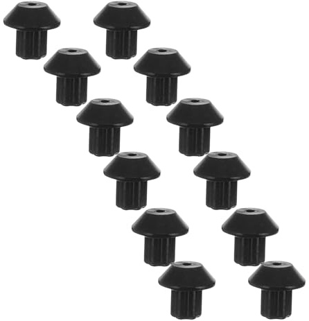 BESPORTBLE 48PCS Rubber Grate Feet for Gas Stove Burner Compatible with Wbk Replacement Foot Pads for Range Cooktop Protection and Scratch Prevention