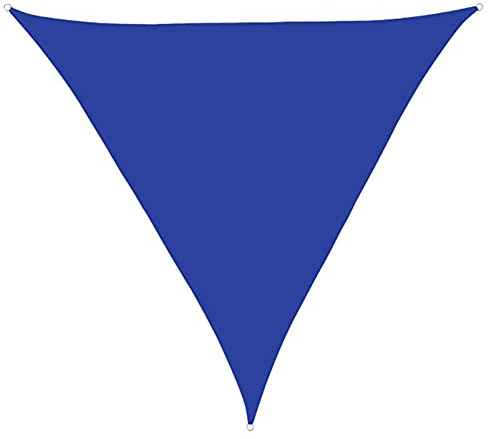 Toldo triangular impermeable de 4 x 4 m, resistente para patio, 95 % de bloqueo UV, sombra al aire libre para cochera, jardín y terraza, cubierta de tela