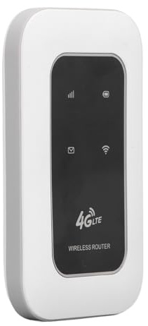 BONKZEBU Tragbarer Hochgeschwindigkeits-4G-LTE-WLAN-Modemrouter mit SIM-Kartensteckplatz, USB-Aufladung für Live-Übertragungen Im Freien, Unterstützt FDD LTE TDD 4G-Bänder, WLAN 802.11n 300 Mbit/s