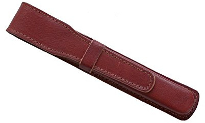Edle Stiftemappe aus echtem Leder in Natur - Stifte Etui als perfekter Organizer für einen Stift  auf dem Schreibtisch oder in der Handtasche - hochwertig in Deutschland gefertigtes Stifte-Etui