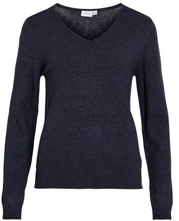 Vila Viril L/S V-Neck Knit Top-Noos suéter Mujer (Pack de 1)