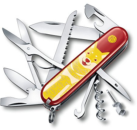 Victorinox Unisex Erwachsene Huntsman, 91 mm, Jahr of the Dog 2018 Taschenmesser, Keine Angabe, One Size