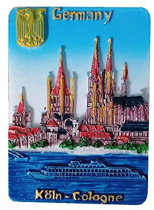 Köln Deutschland 3D Kühlschrankmagnet Reise Souvenir Geschenk Zuhause & Küche Dekoration Magnet Aufkleber Köln Deutschland Kühlschrankmagnet Kollektion