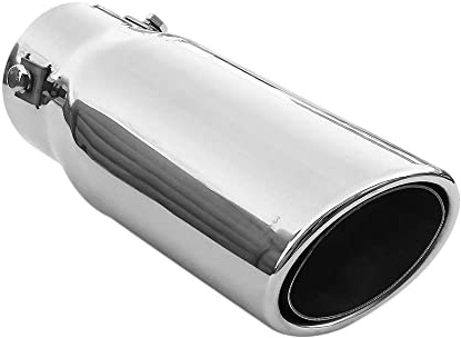 Universell Auspuff Blende Endrohr Auspuffanlage Endrohrblende Sportauspuff Schalldampf Sport Edelstahl Chrom Auto