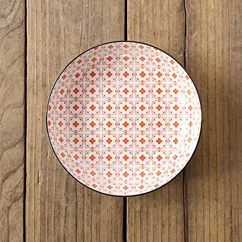 N A Piatto da 7 Pollici Nordic Semplice Sottovetro in Ceramica Colore Ceramica da Tavola per Uso Domestico Tondo Piatto da Dessert Caramelle Piatto da Portata Piccolo Piatto da Pranzo