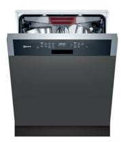 NEFF S147ZCS35E, N 70, Geschirrspüler teilintegriert, 60 cm, Home Connect, Zeolith Trocknen, Chef 70°, 8 Programme