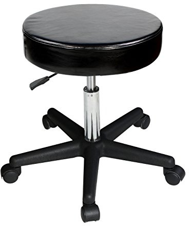 Master Massage Non-Costco Rollhocker Drehhocker Arbeitshocker Praxishocker Kosmetikhocker Hocker Schwarz