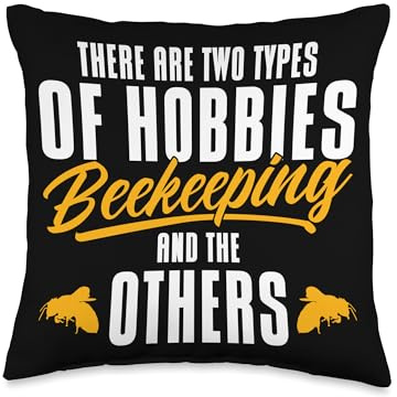 Beekeeper Apiculturist Bee Lover Hobby Beekeeping Throw Pillow