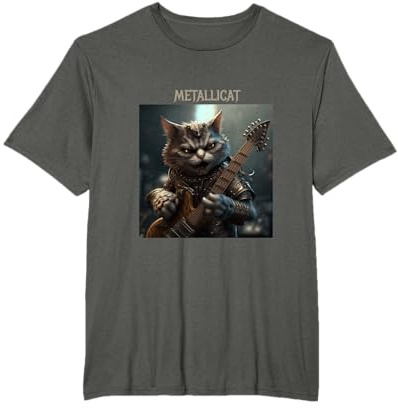 Heavy metal - gato Camiseta
