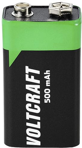 VOLTCRAFT 6LR61 9 V Block-Akku Li-Ion 500 mAh 7.4 V 1 St.