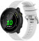 Wownadu 20mm Ersatzarmband Kompatibel mit Garmin Forerunner 55/158 / 245/165 / 645 Armband Weiß Weiches Silikon Ersatz Armbänder Sport für Damen Herren (Keine Uhr)