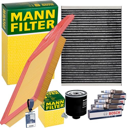 Inspektionspaket + Zündkerzen für 1.4 + 1.6 + 16V Golf 4 Bora 1J Polo 6N2 Lupo