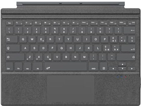 MoKo Tastiera Italiana Compatibile con Surface PRO 7 Plus/7/6/5/4/3, Grigio