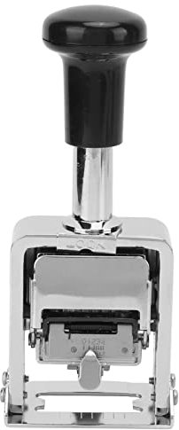 Automatischer Nummerierungsstempel, Nummernstempel, Gehäuse aus Zinklegierung, Automatische Sprungnummer, Selbstfärbende 5-stellige Nummernstempelmaschine die Bankbuchhaltung