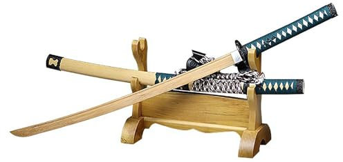 (104 cm)Katana bambú hecha a mano,espada samurái Bokken de entrenamiento con vaina,Katana japonesa madera,para accesorios cosplay de anime Iaido Prop Regalos de cumpleaños de Navidad hombres y mujeres