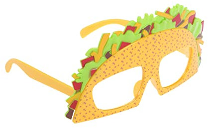SOIMISS 2stücke Mexikanische Taco Party Sonnenbrille Lustige Kostümbrille Für Feiern Fotobox-requisiten Leicht Und Flexibel Für Taco-partys Und Andere Festliche Anlässe