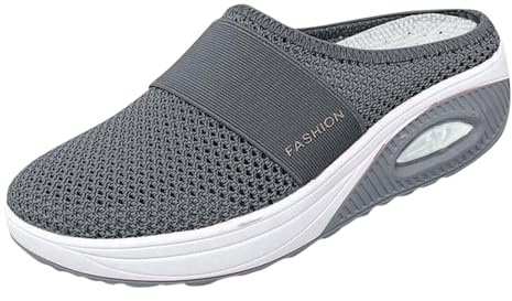Bastwahl Femme Chaussures de Marche Orthopédiques à Enfiler avec Coussin d'air Respirantes pour diabétiques avec Soutien de la voûte Plantaire Baskets de Marche en Plein air 0