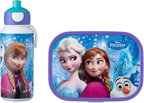 Mepal Juego de almuerzo Campus | Juego de almuerzo para niños con botella desplegable y fiambrera | Fiambrera para la escuela o de viaje | Apto para lavavajillas y libre de BPA | 400 ml + 750 ml |