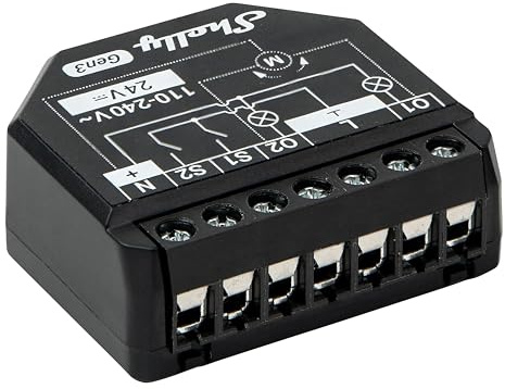 SHELLY WLAN-Schaltaktor 2PM Gen3, 2 Kanal, Bluetooth