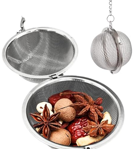 Yaztauho Boule À Thé,Filtre à Café en Acier Inoxydable - Passoire Miniature à Maillage Fin pour Cuisine Pâtisserie Matcha Cocktail