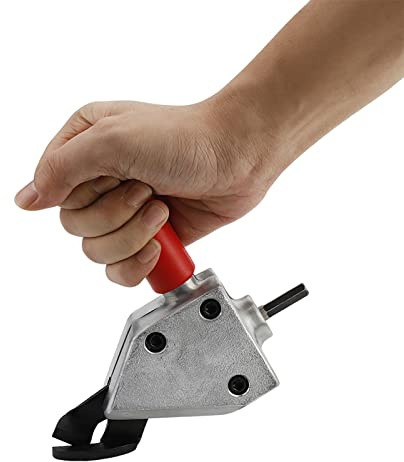 CHICIRIS Metal Nibbler Electric Steel Cutter Tool for Iron Sheet Cutting, Non-Slip Handle for DIY Enthusiasts, 1 Pack