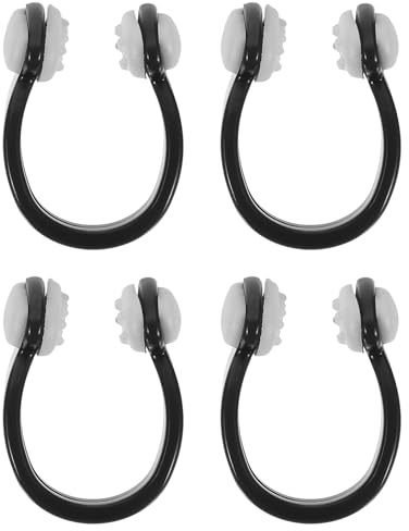ifundom Clip Nasali Impermeabili per Nuoto in Silicone 4 Pezzi Tappi Nasali Ergonomici e Leggeri per Adulti e Protezione Anti-Acqua per Allenamento Subacqueo e Immersioni