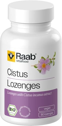 Raab® Bio Cistus Pastillen (90 Stück) | Nahrungsergänzungsmittel mit Extrakt aus Cistus incanus
