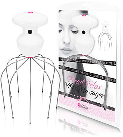 LoversPremium Appareil de Massage Crânien Head Relax Vibra Deluxe
