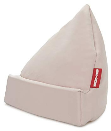 Balvi Support Tablette Micro Puff Couleur Rose Coussin pour Tablette, Smartphone, e-Books Déhoussable