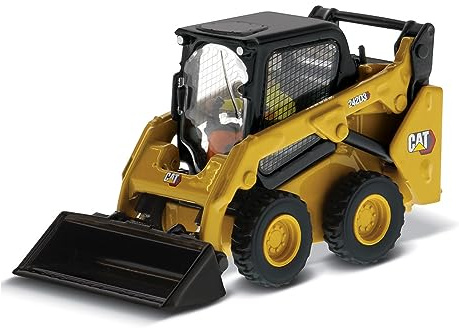 Diecast Masters 1:50 Scale Model Cat 242D3 Skid Steer Loader, 85676 | In Blechdose, detailgetreuer CAT Kompaktlader, ab 14 Jahren, für Sammler, 85676