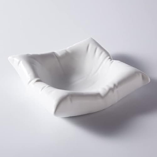 VIRUL Piatti Creative White Hotel Square Plate Ceramic Cake Sushi Frutta Pane Piatto Stoviglie