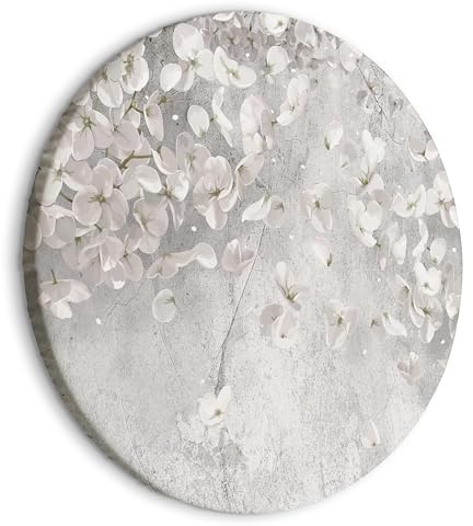 murando - Leinwandbild Pflanzenmotiv Betonoptik, 60x60 cm, 1-teilig, modern | Hochwertige Leinwand, sofort aufhängbar, ideal fürs Wohn- oder Schlafzimmer, wasserfest und lichtecht, langlebig, stilvoll