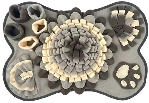 Schnüffelmatte Für Hunde,63,5 X 43,2 Cm,Groß,Waschbar,Für Hunde,Snuffle Master Mit Bb-quietscher,Rutschfeste Schnüffel-futtermatte,Lustige Denkspiele,Schnüffelspielzeug Für Hunde,Denkspiele Für